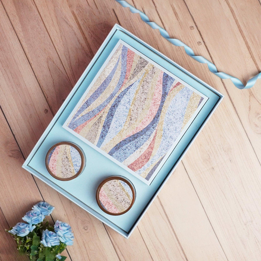 Blue 2-Jar Dry Fruit Gift Box – The Perfect Blend of Tradition & Modern Gifting