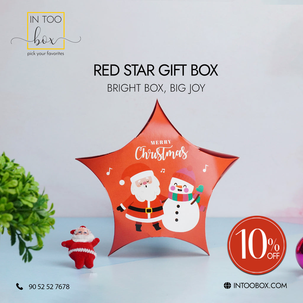 Red Star Gift Box: A Magical Touch for Your Christmas Gifting - INTOOBOX