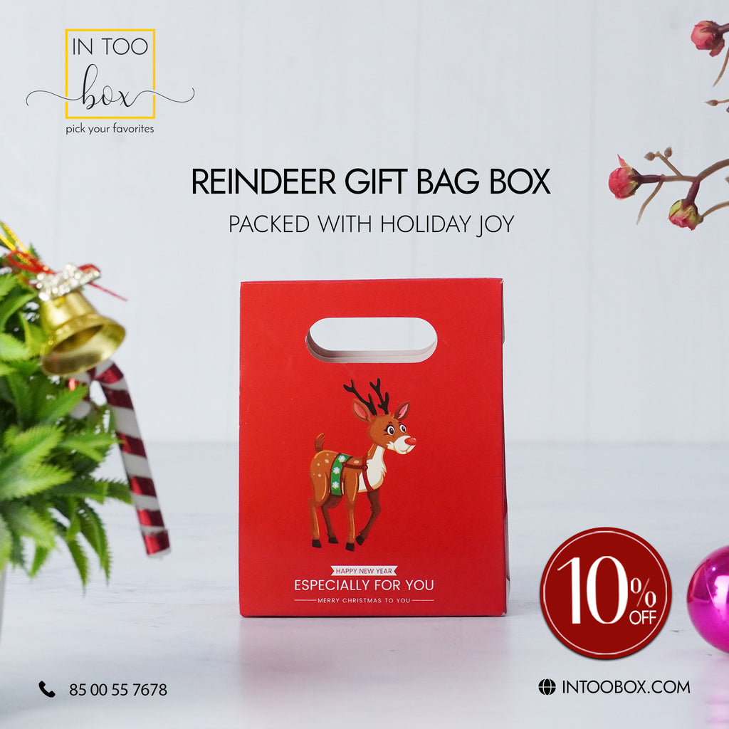 Reindeer Gift Bag: The Perfect Holiday Gifting Companion - INTOOBOX