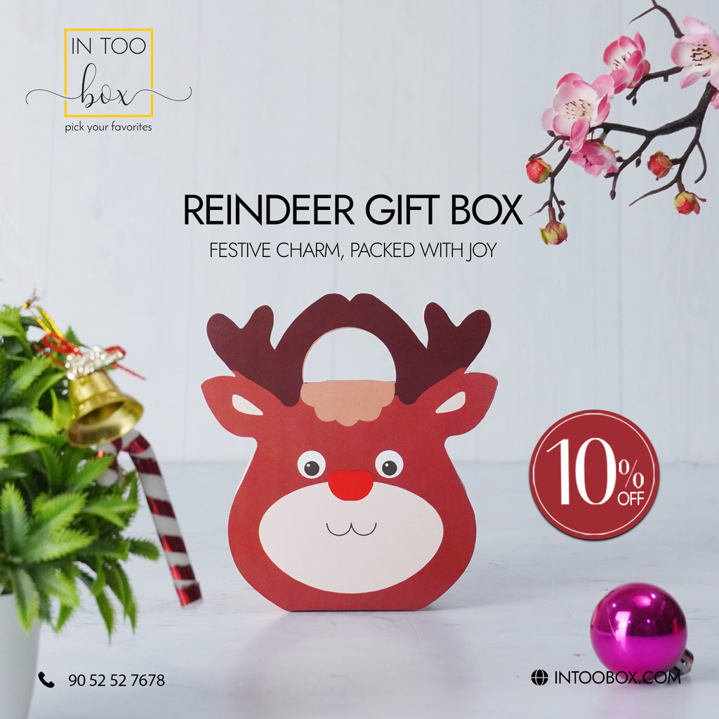 Reindeer Gift Box: Perfect for Spreading Holiday Cheer - INTOOBOX