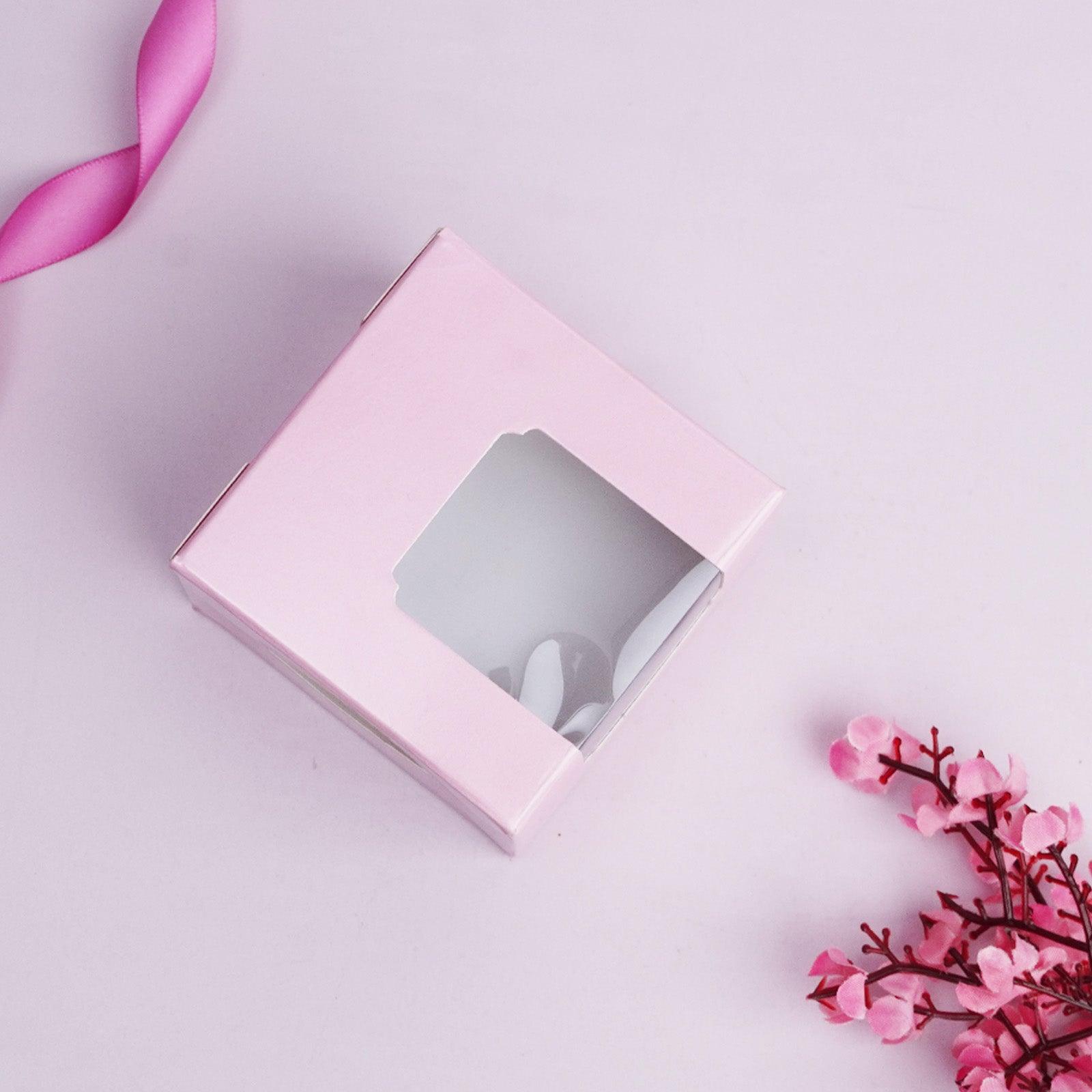 Soft Pink Pattern Brownie Box