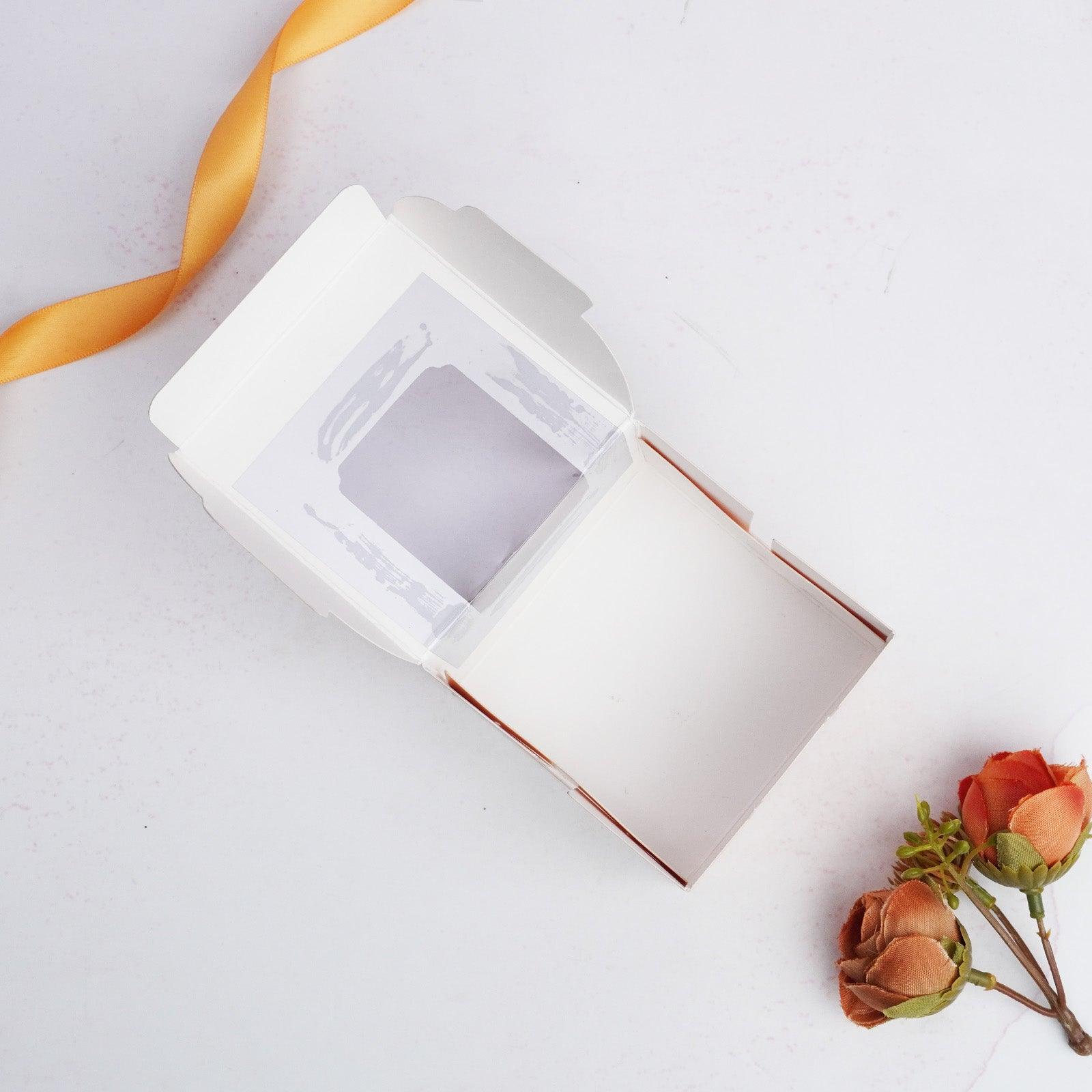 Peach Single Brownie Box