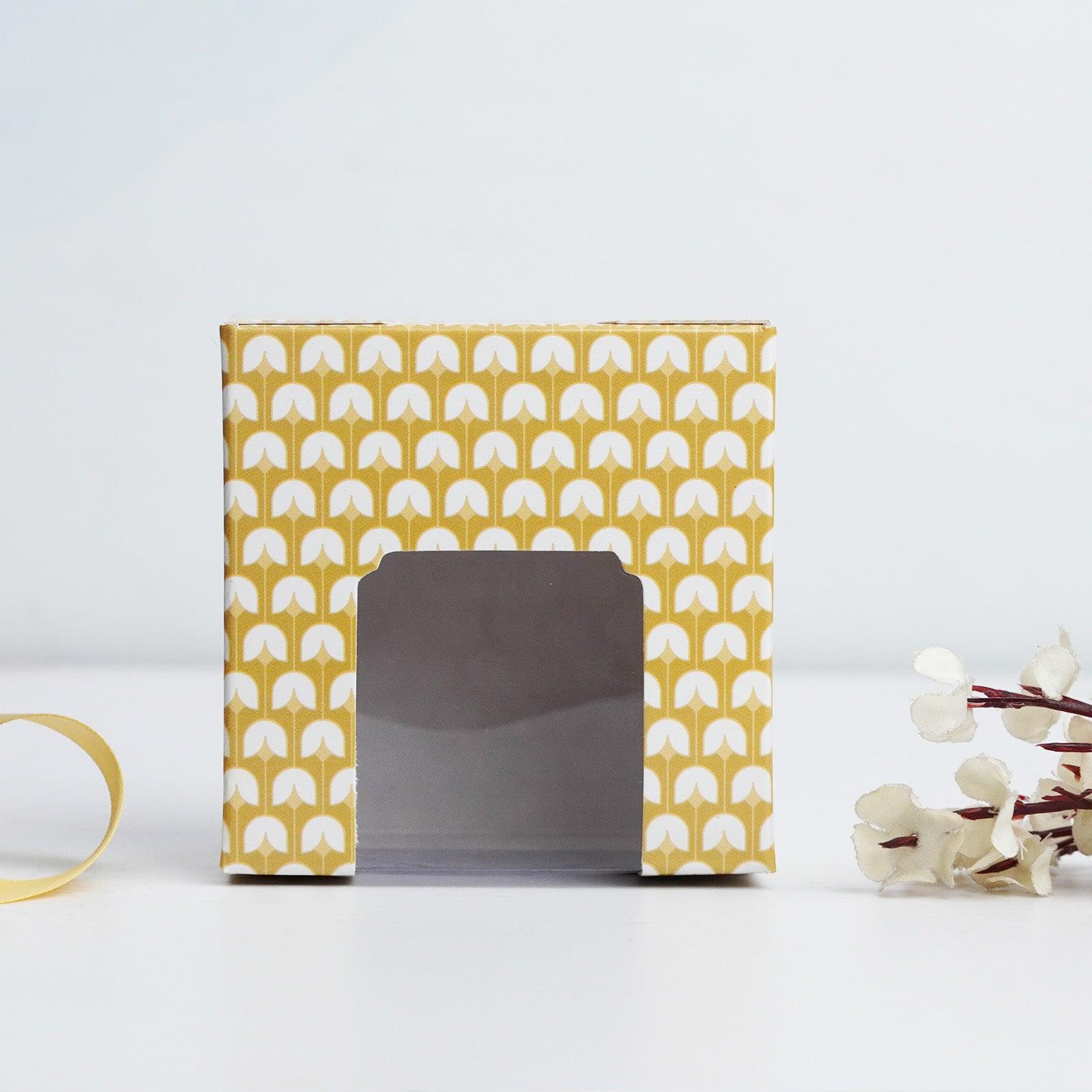 Yellow Pattern Brownie Box