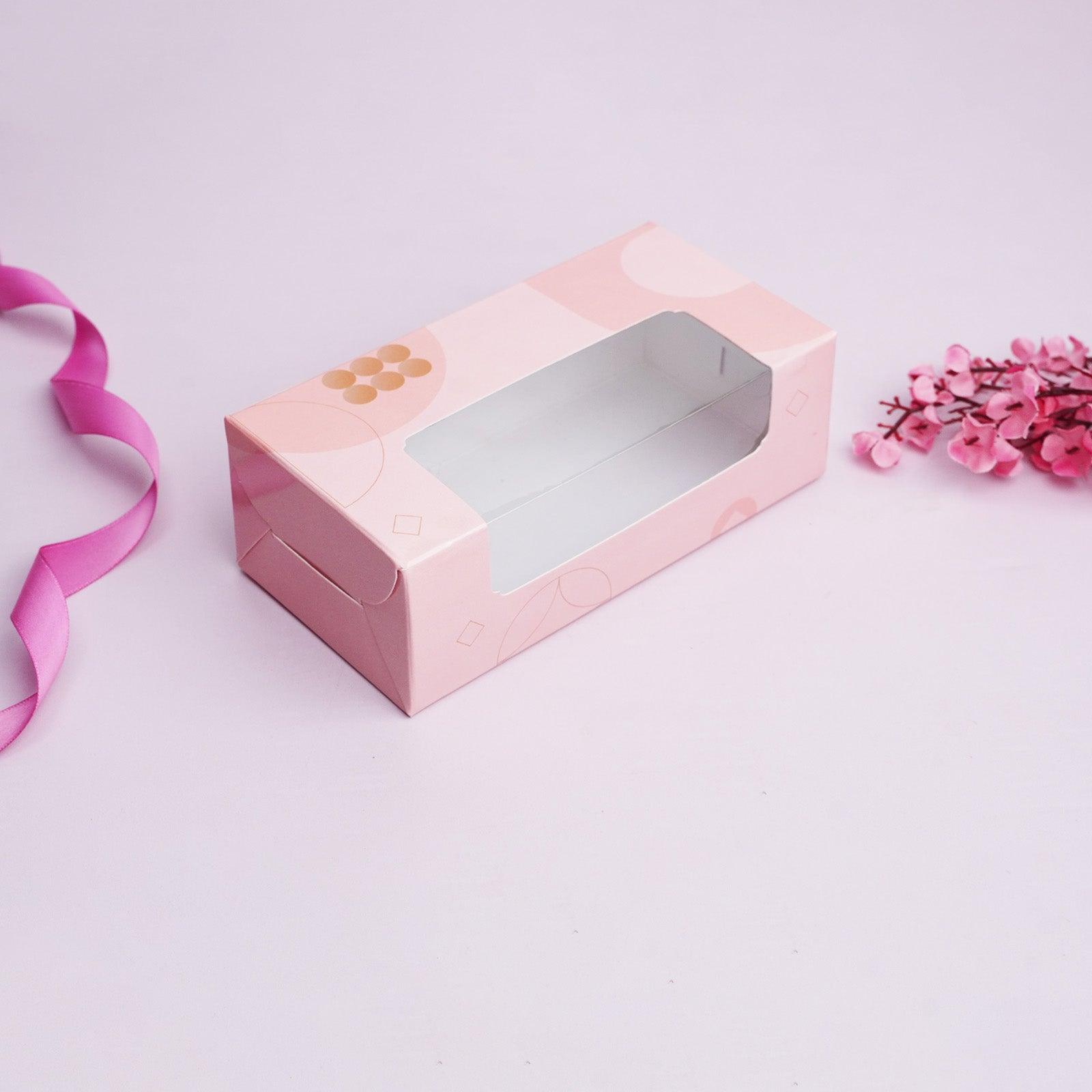 Pastel Pink Double Brownie Box