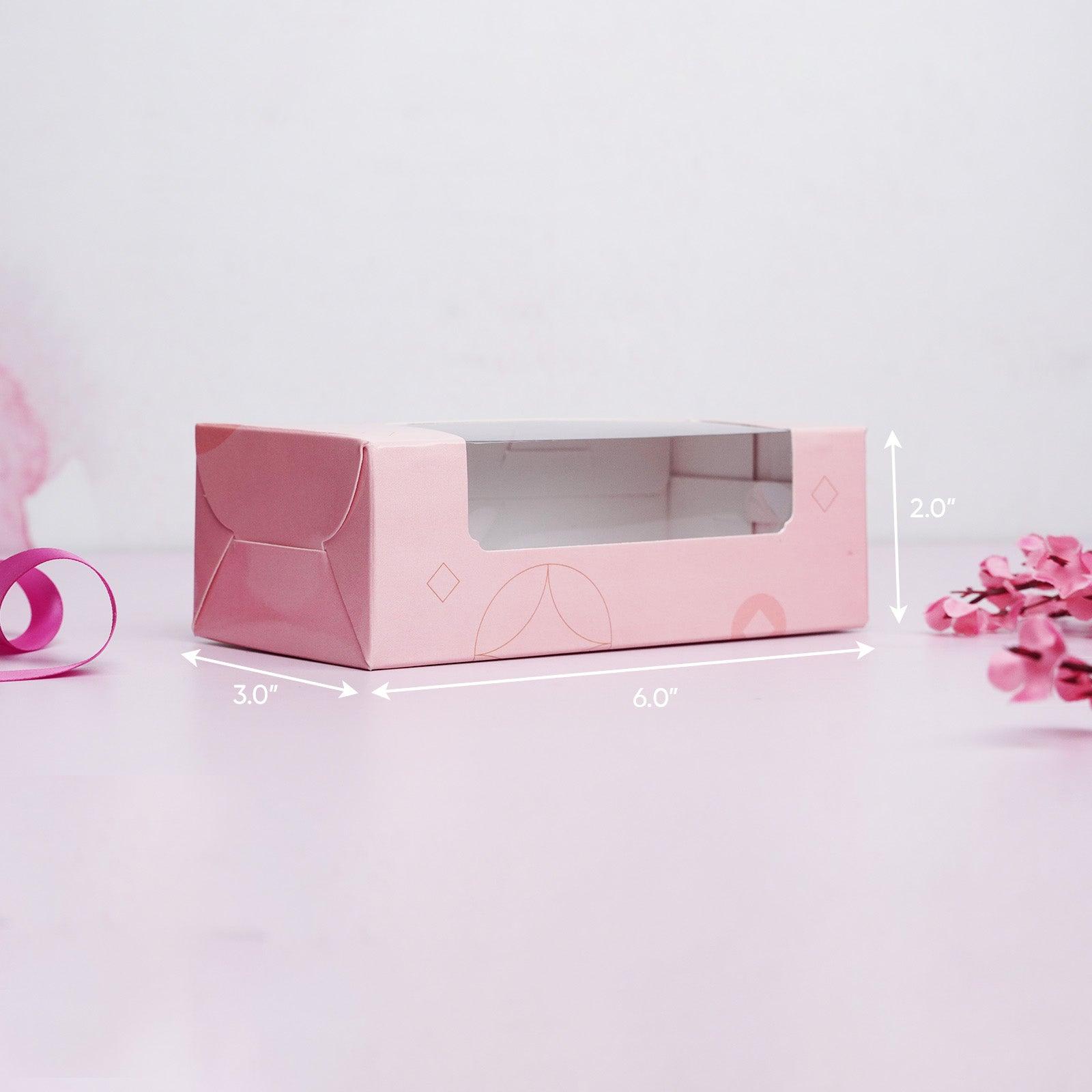 Pastel Pink Double Brownie Box