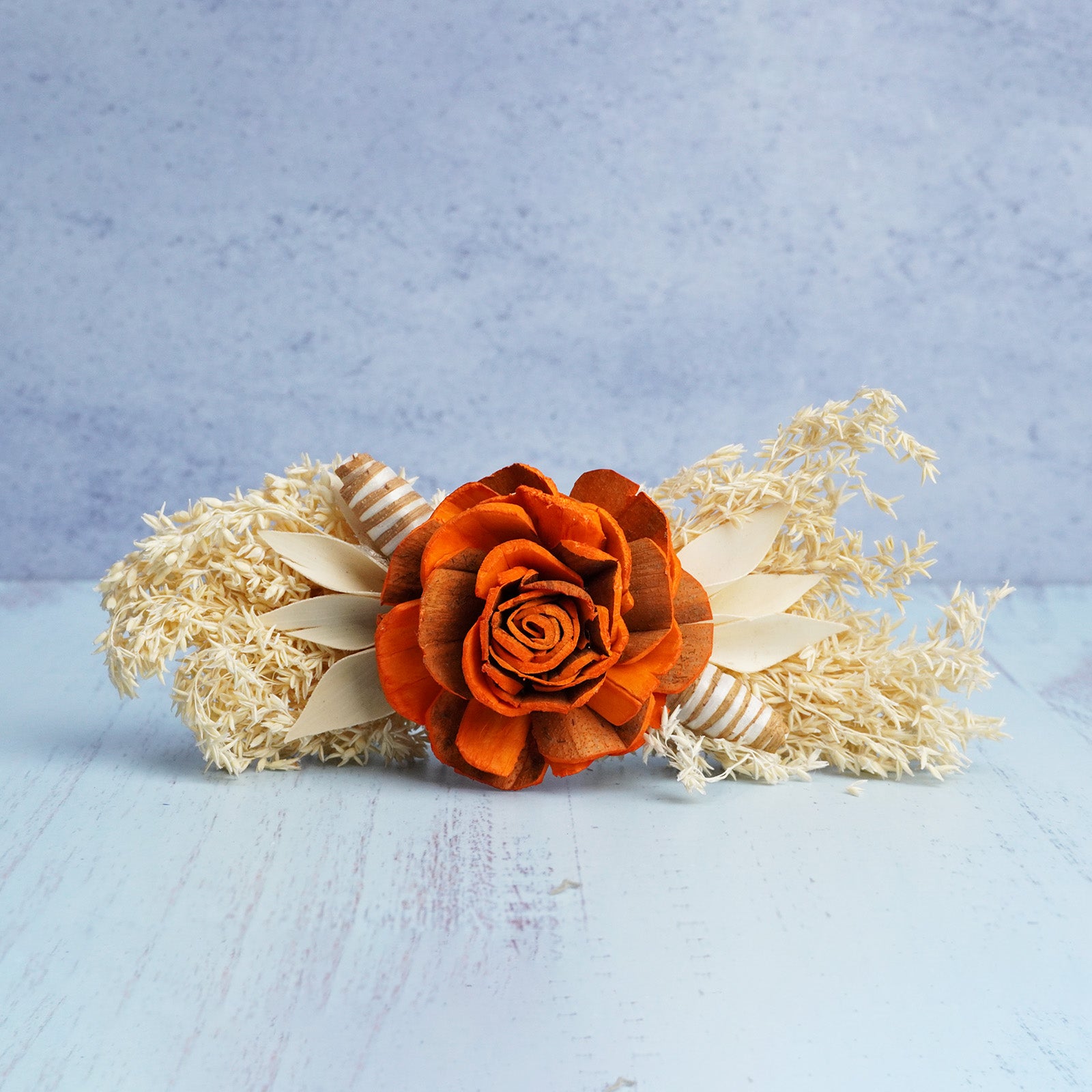 Orange Rose Artificial Flower