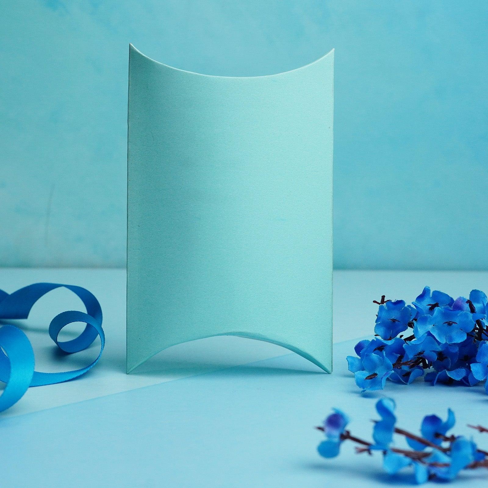 Aqua Blue Pillow Box