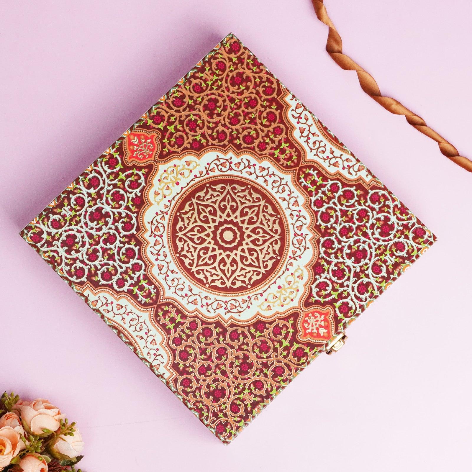 Dry Fruit Gold Mandala Gift Box