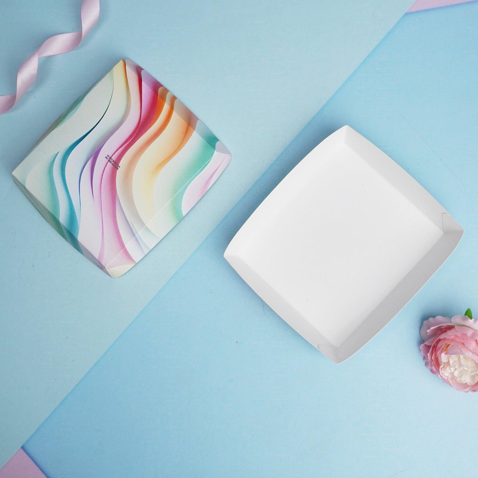 Pastel Wave Boat Tray