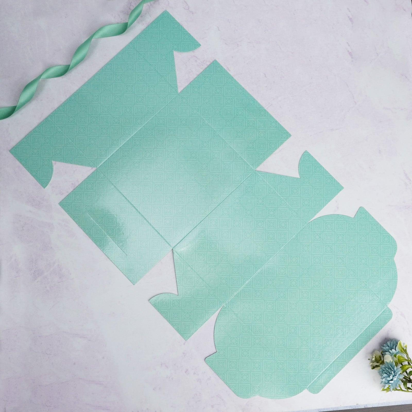 Mint Green Three Pastry Box