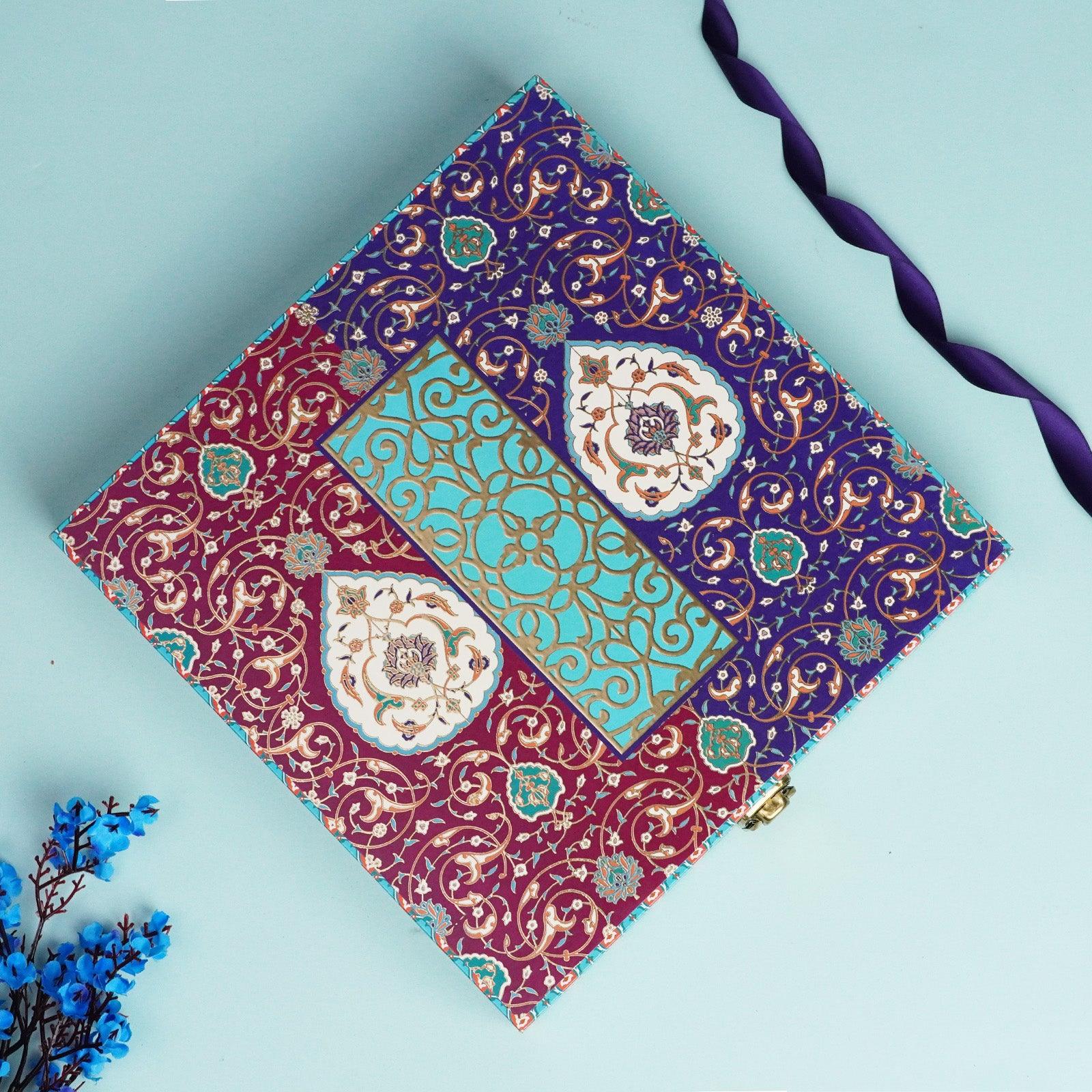 Dry Fruit Blue Mandala Gift Box