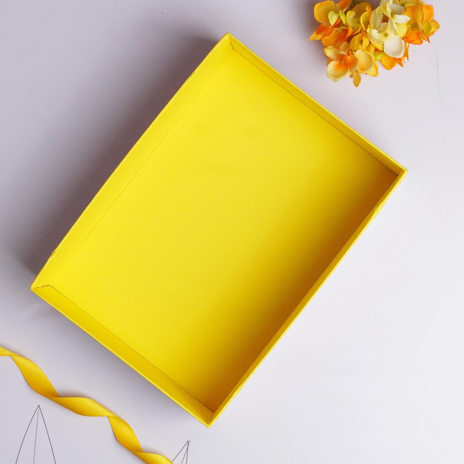 Yellow Small Tray Box