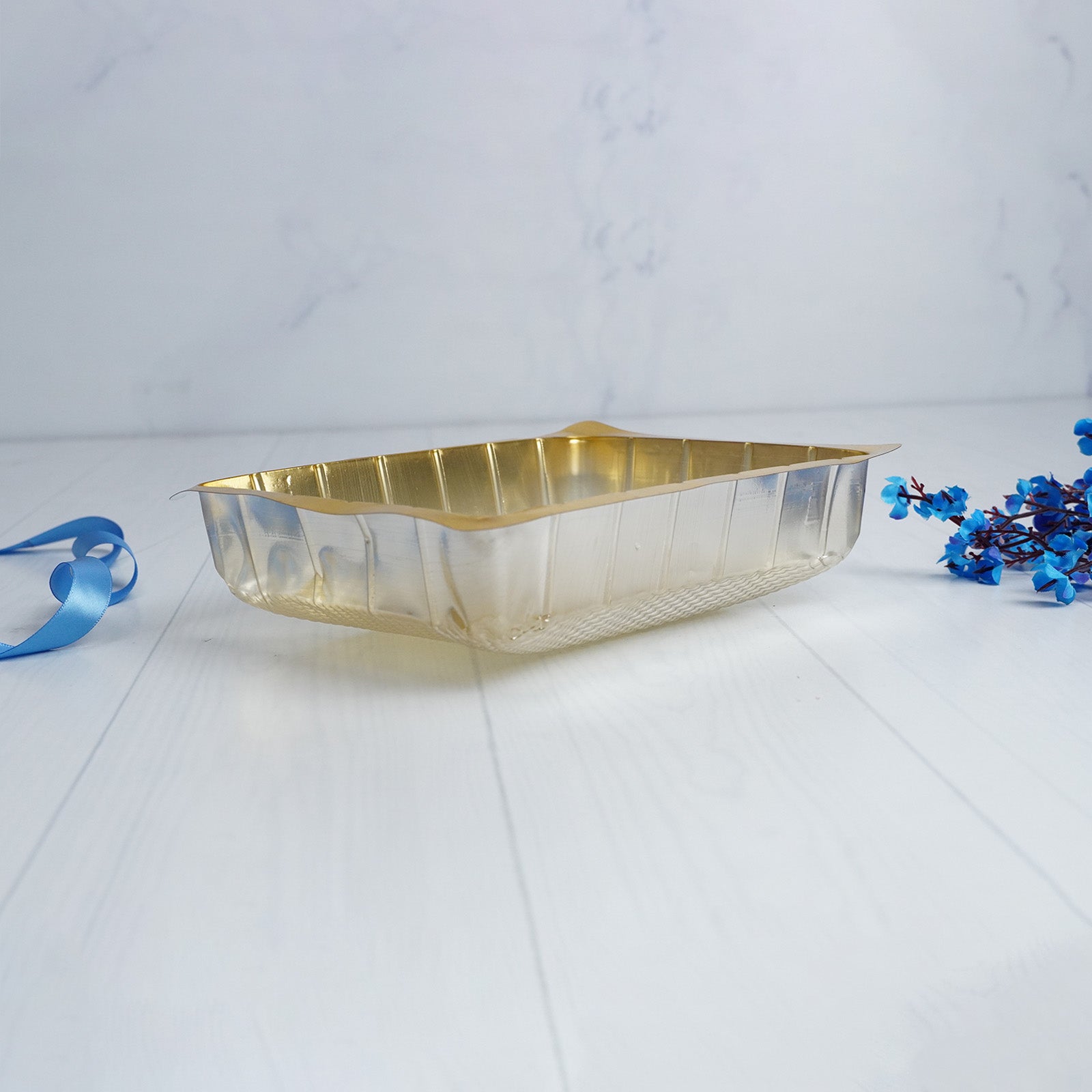 Golden Elegance Organizer Tray