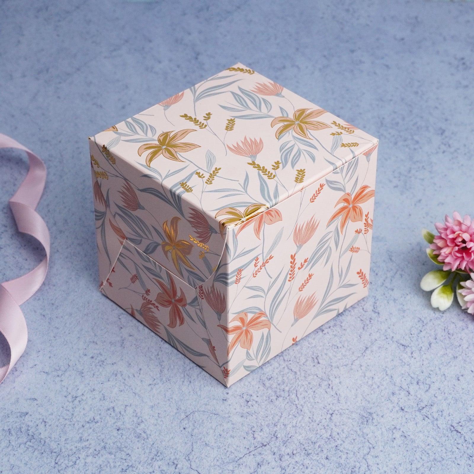 Floral Single Pastry Box