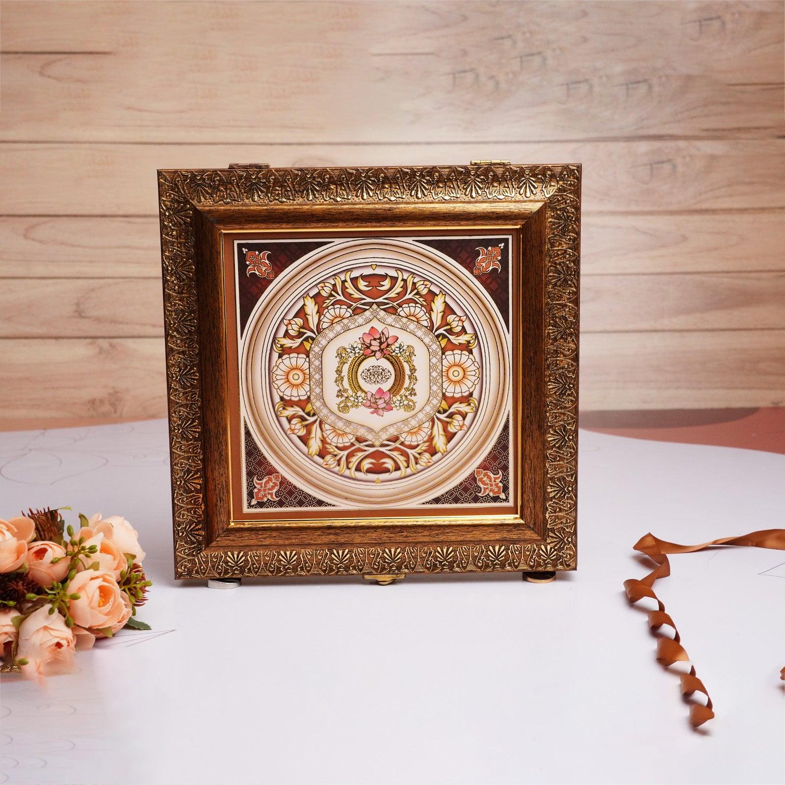 Dry Fruit Mandala Square Gift Box