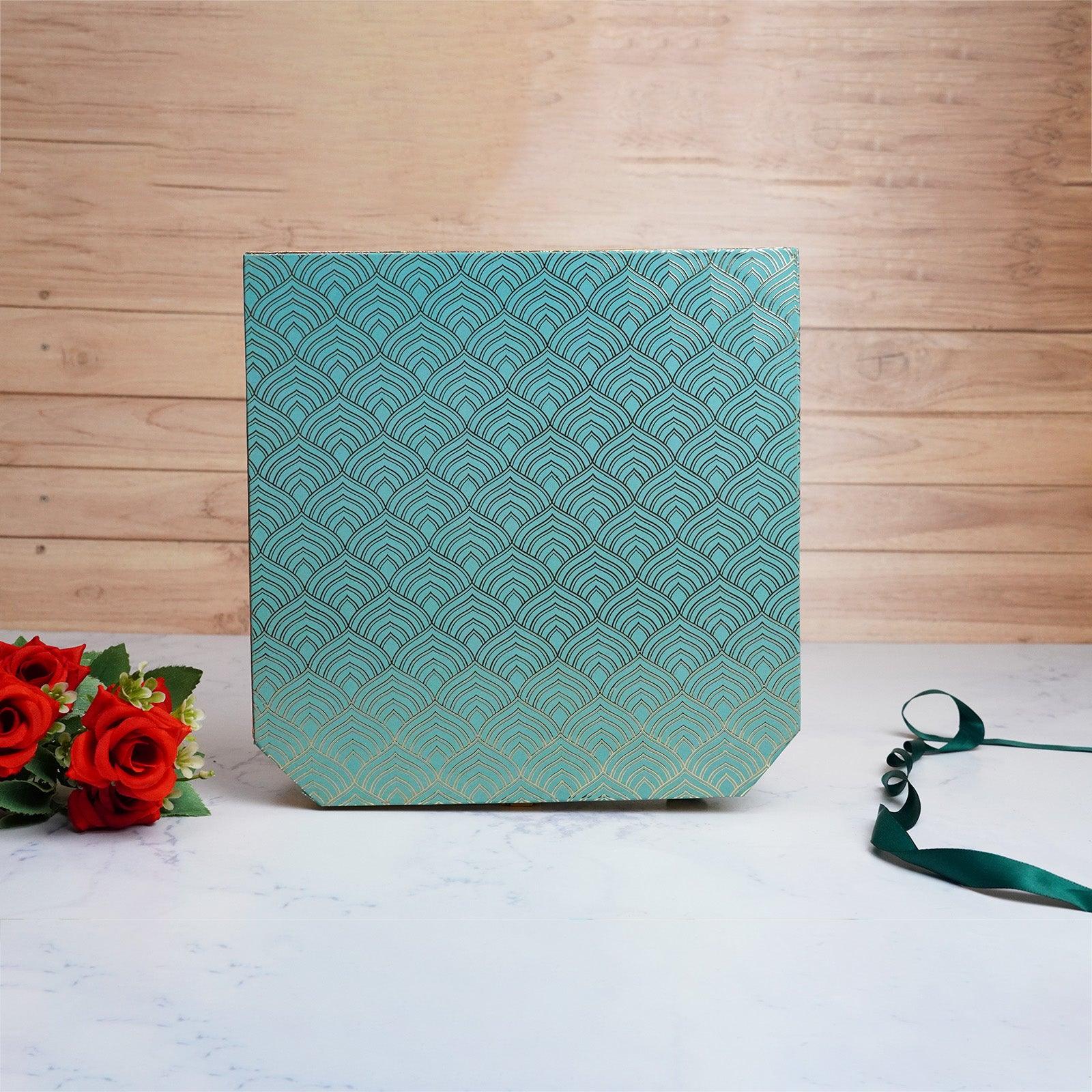 Dry Fruit Green Mandala Gift Box