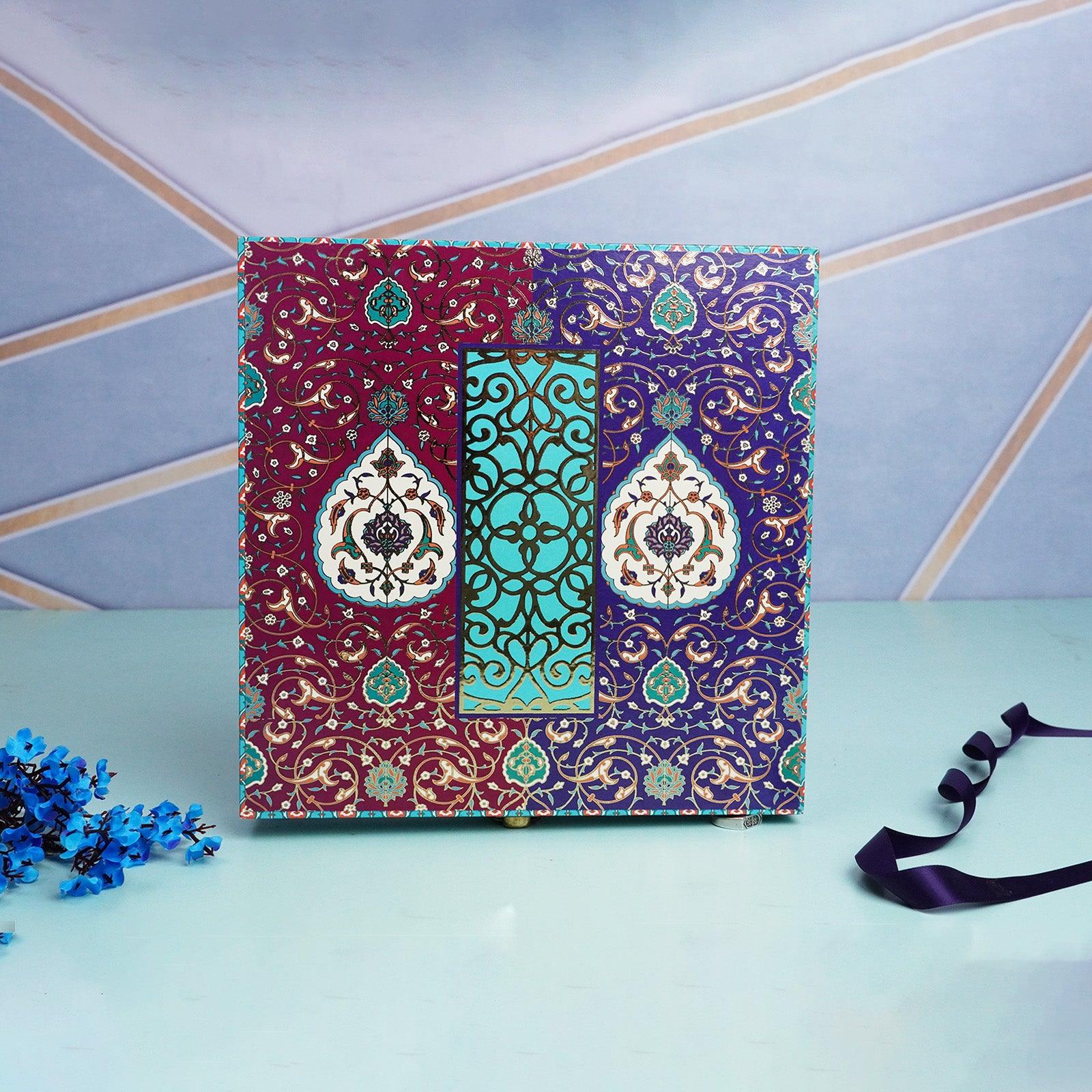 Dry Fruit Blue Mandala Gift Box