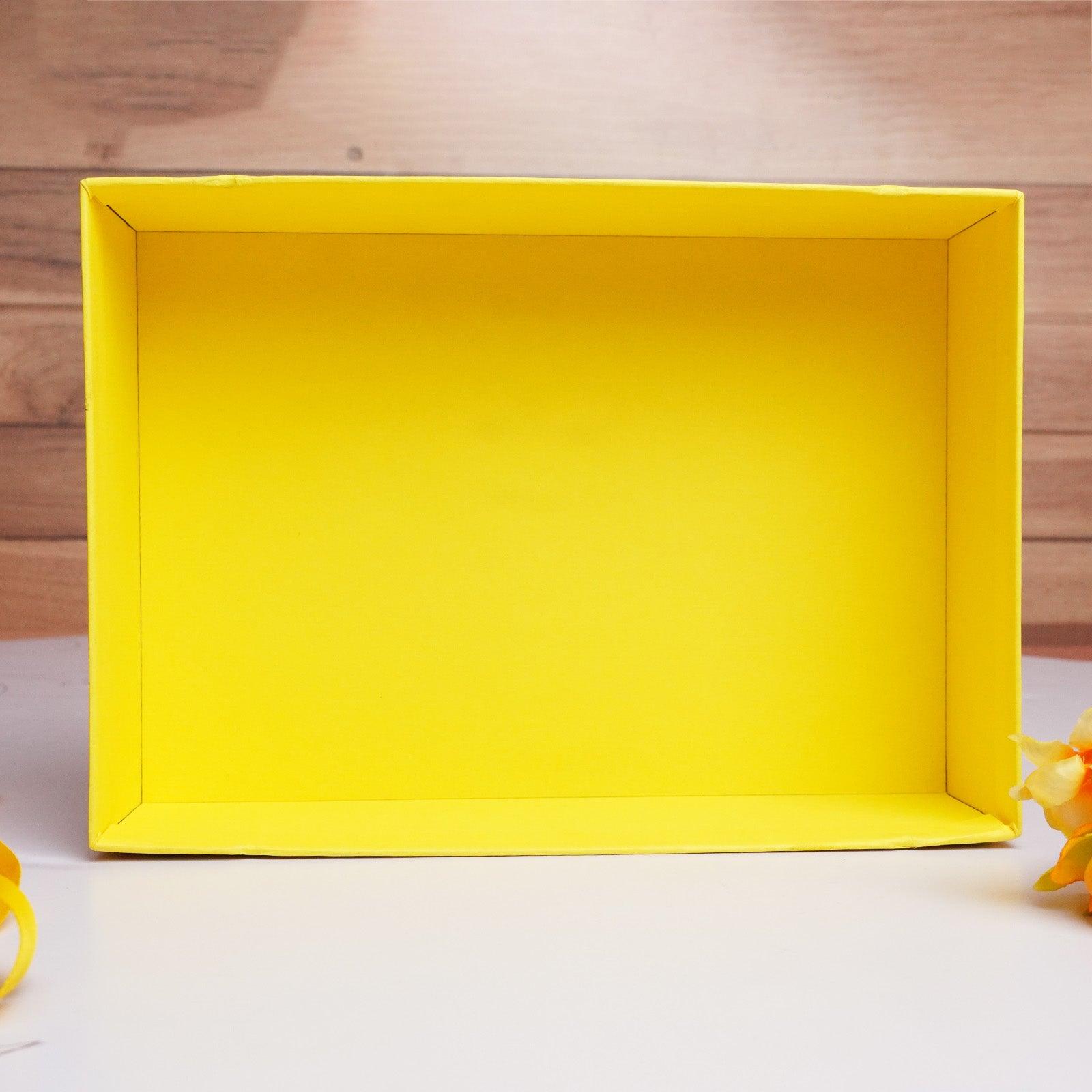 Yellow Small Tray Box