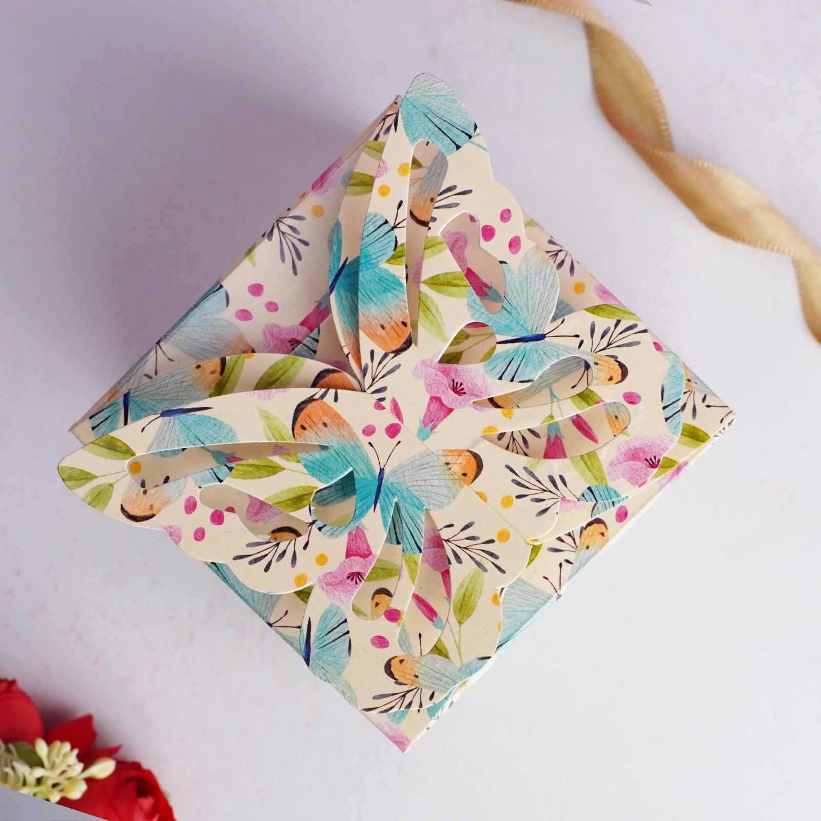 Colorful Butterfly Gift Box