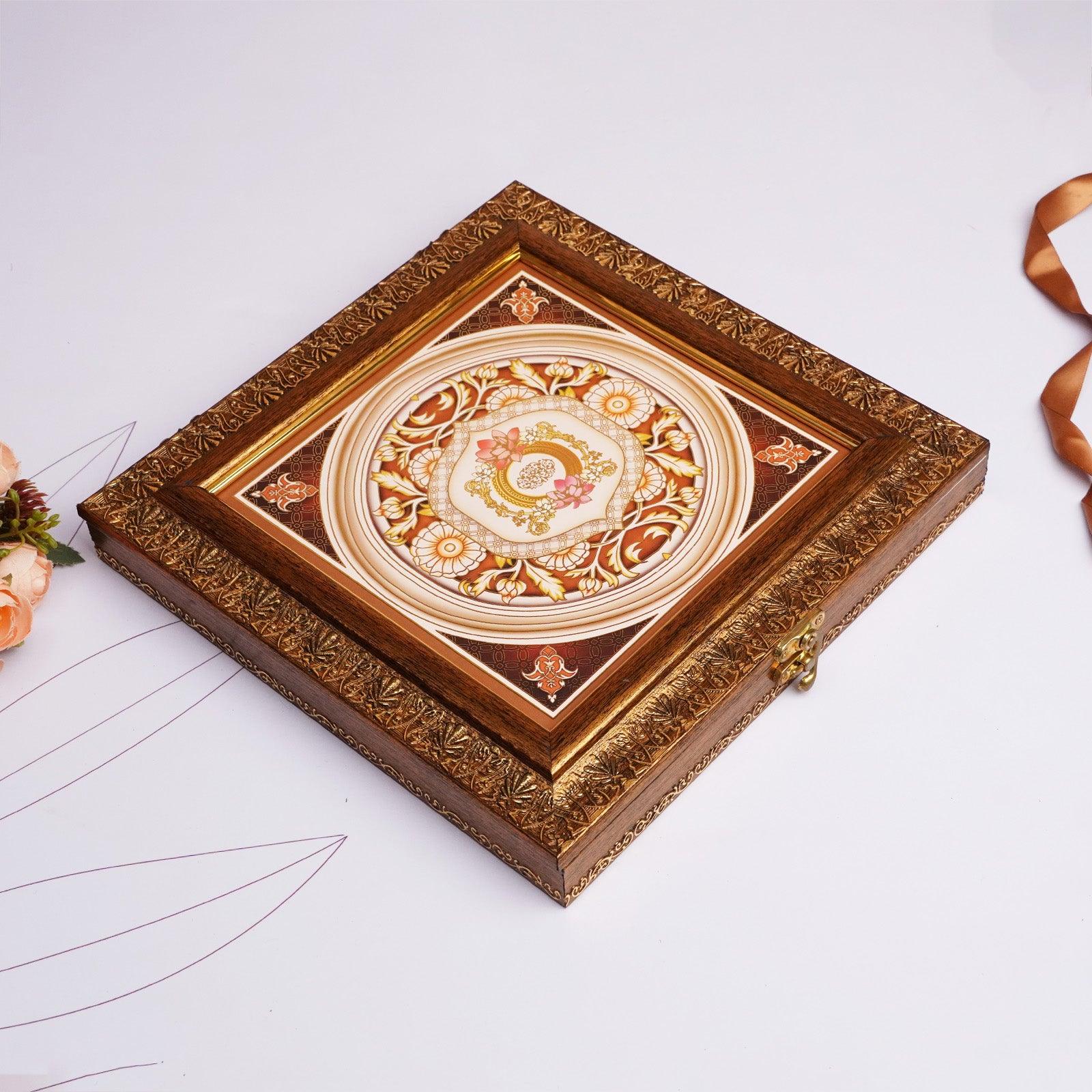 Dry Fruit Mandala Square Gift Box