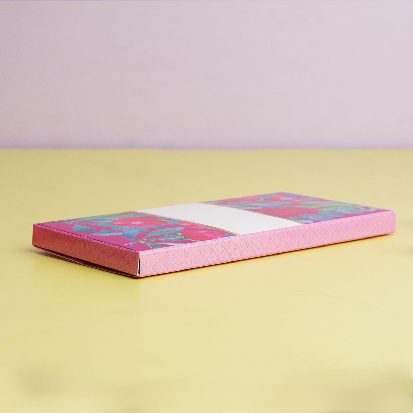 Pink Chocolate Bar Box