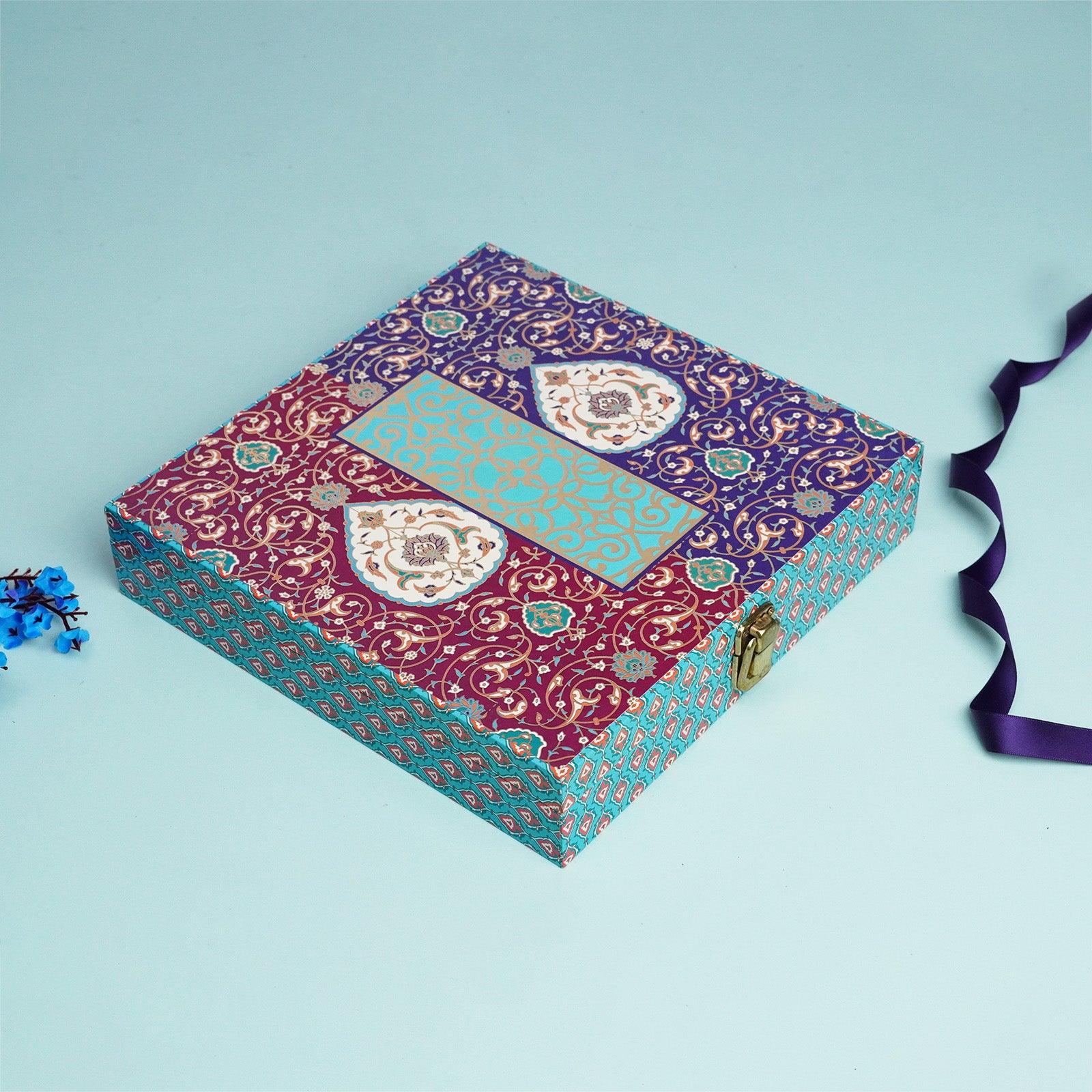 Dry Fruit Blue Mandala Gift Box