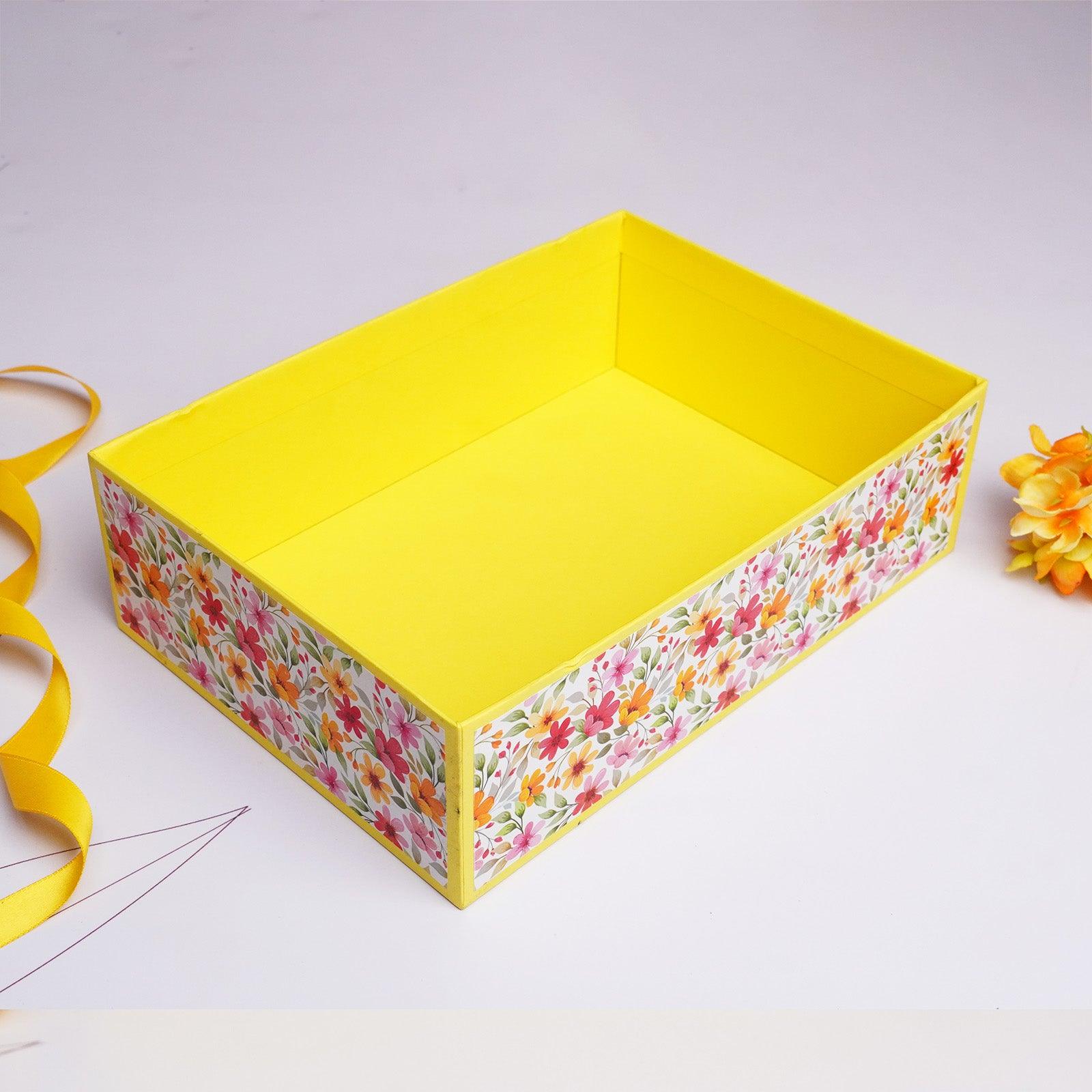 Yellow Small Tray Box