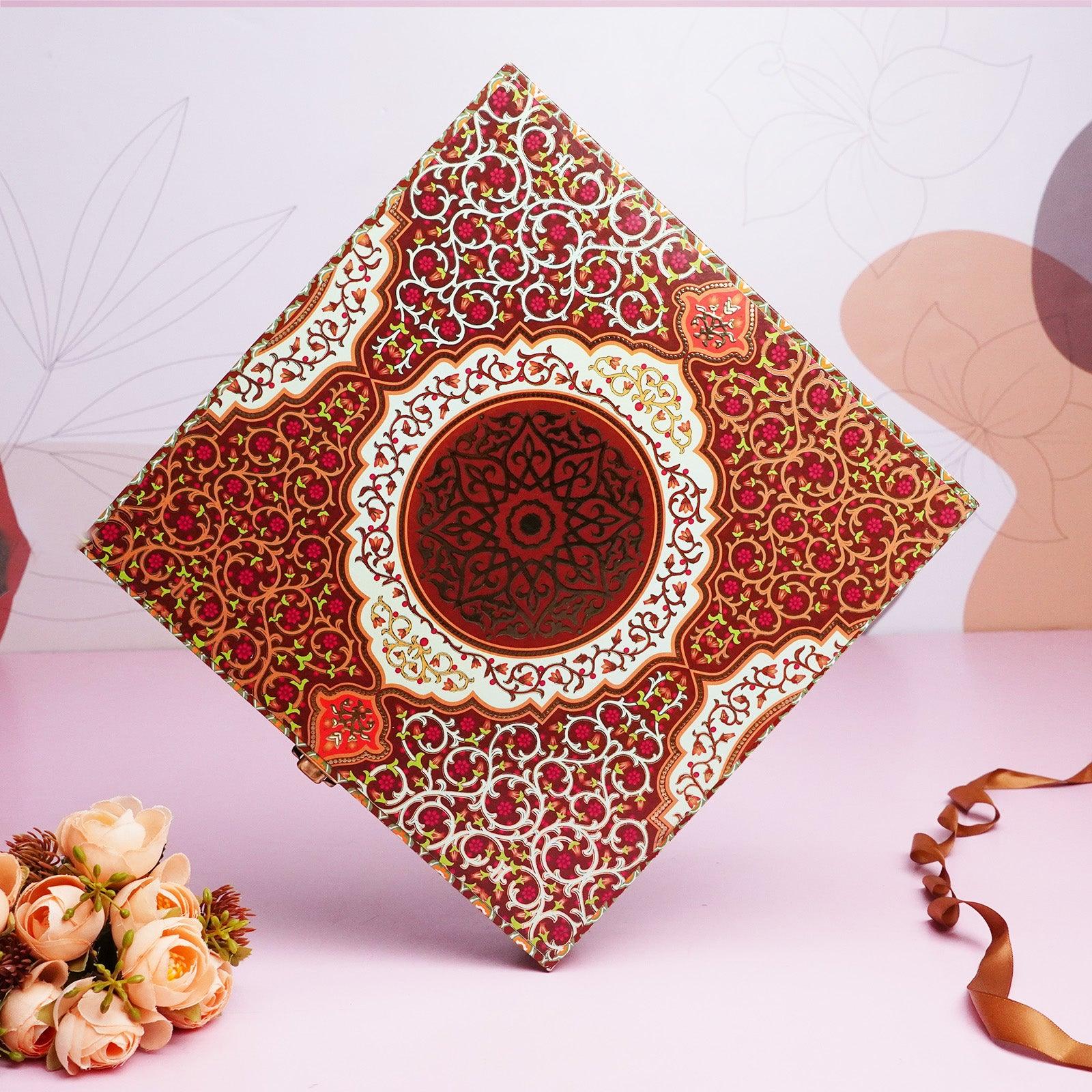 Dry Fruit Gold Mandala Gift Box