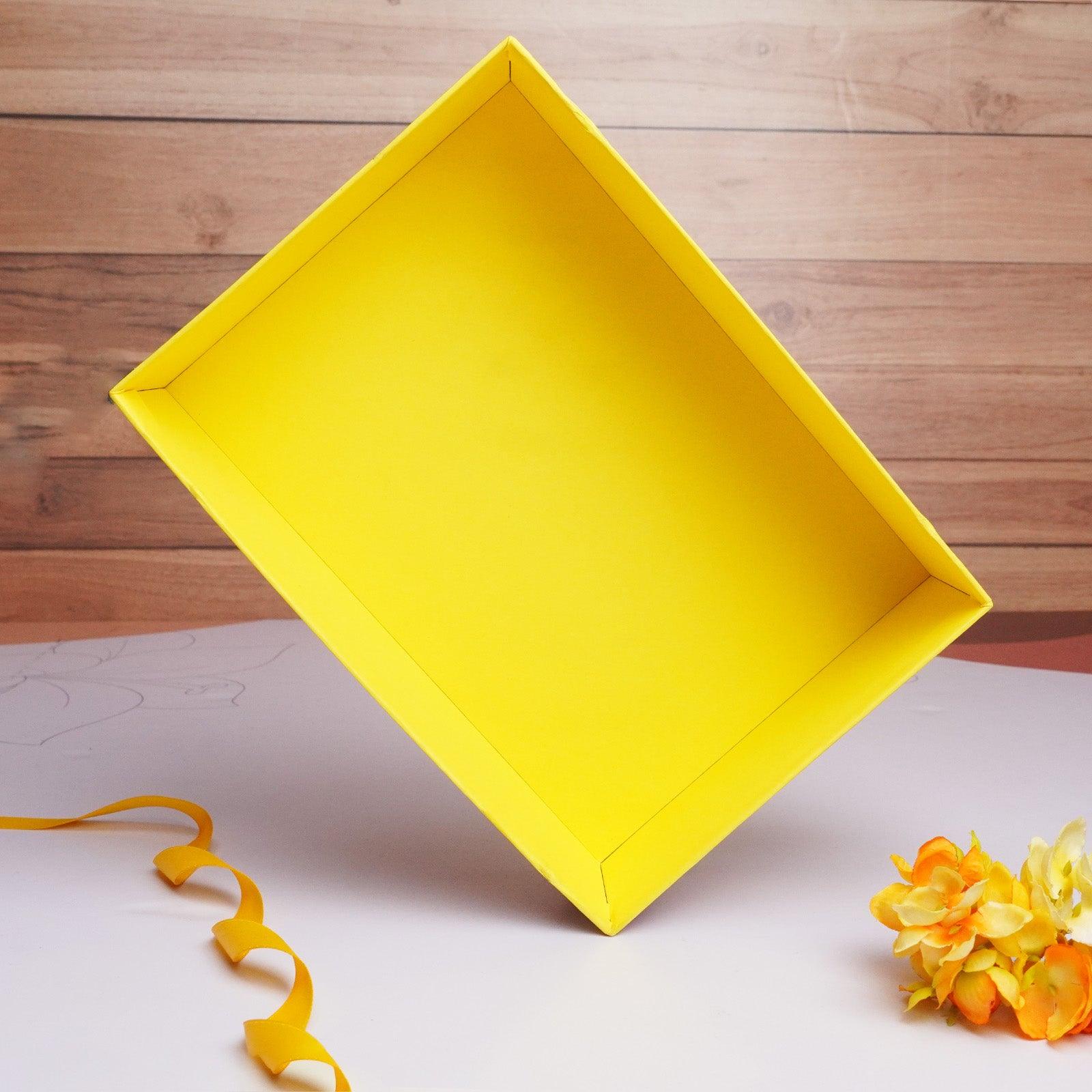 Yellow Small Tray Box