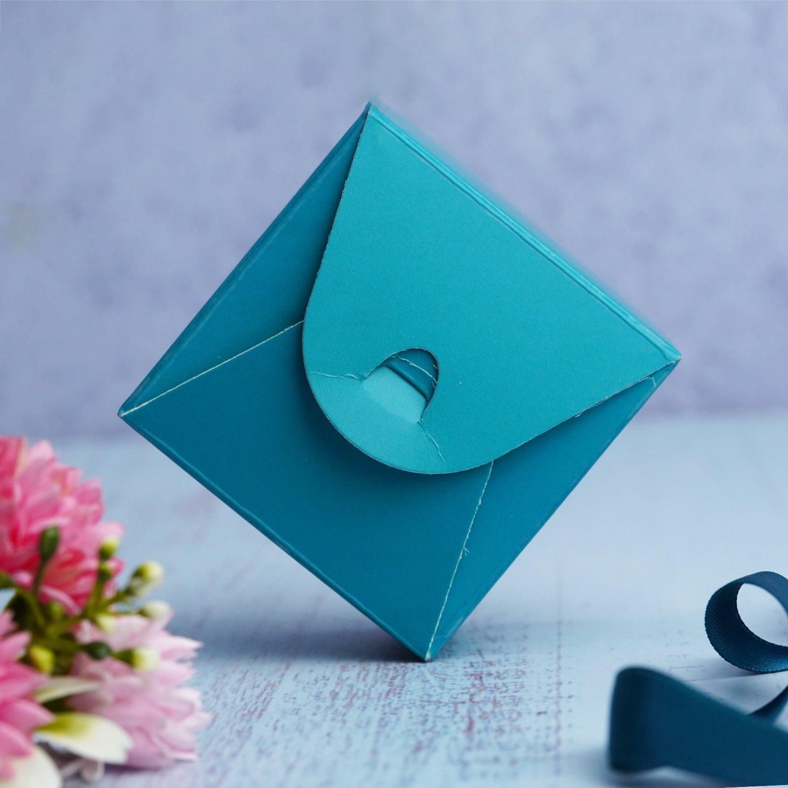 Aqua Blue Chocolate Gift Box