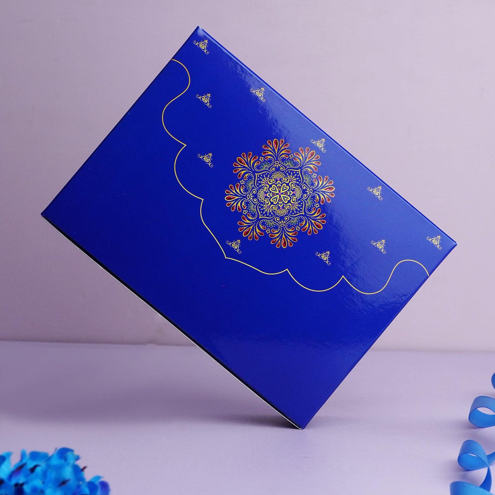 Royal Blue Half Kg Sweet Box