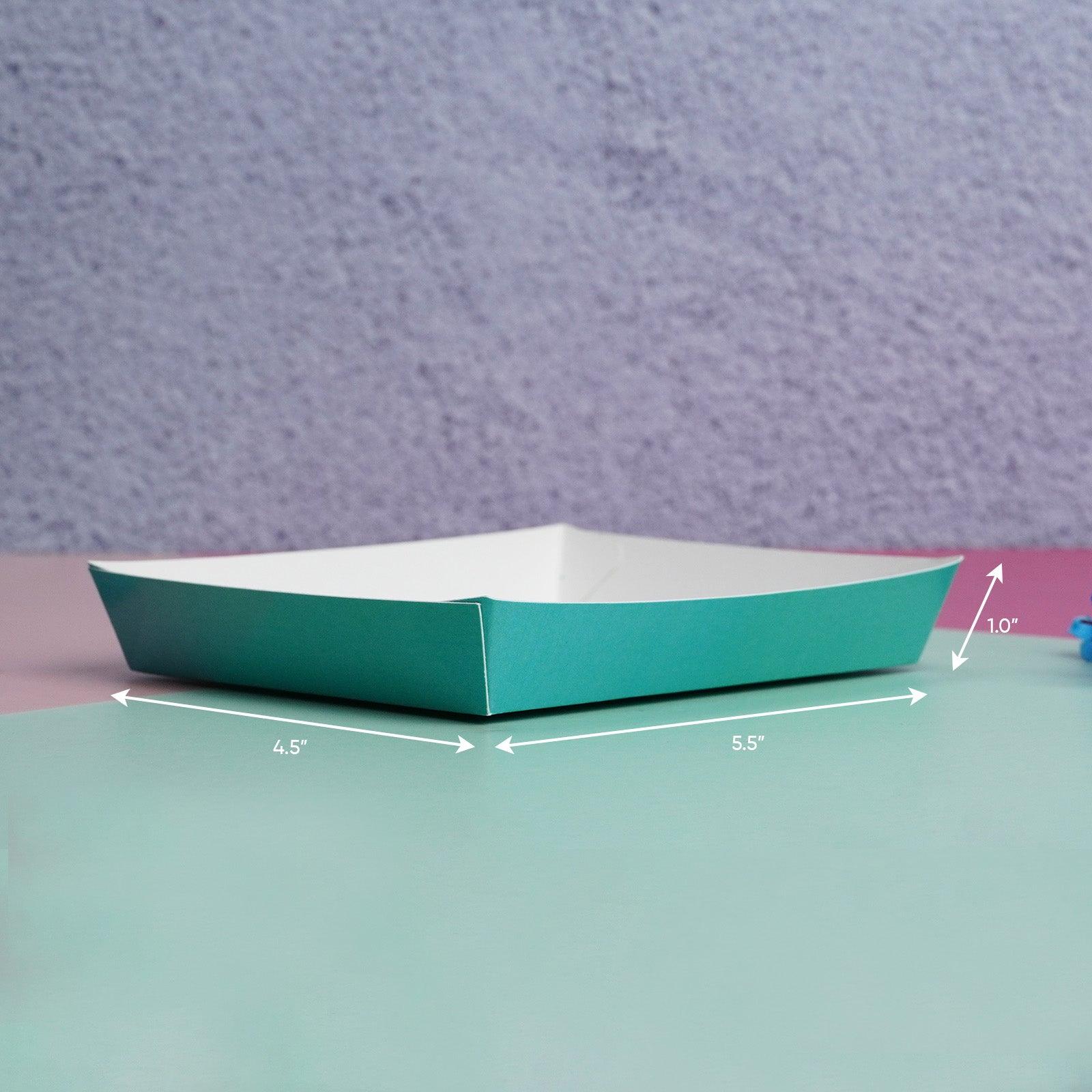 Teal Serenity Boat Tray