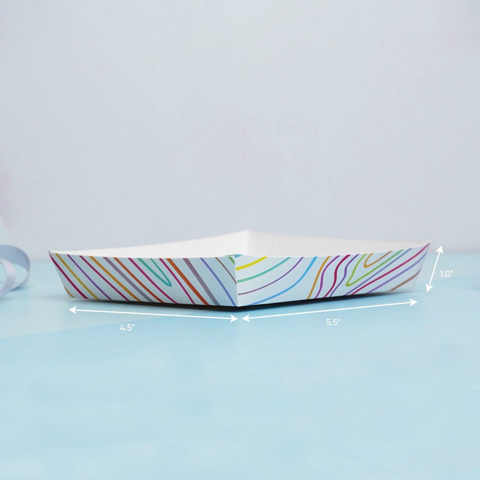 Rainbow Wave Boat Tray