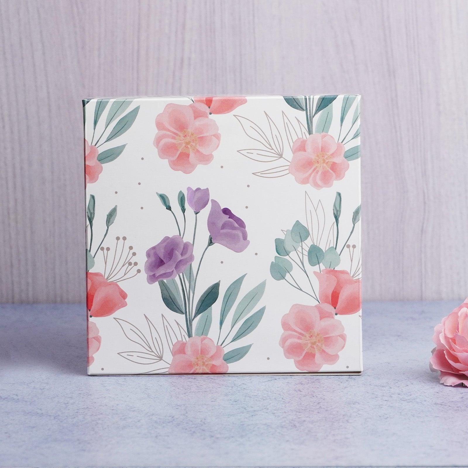 Floral Three Pastry Box