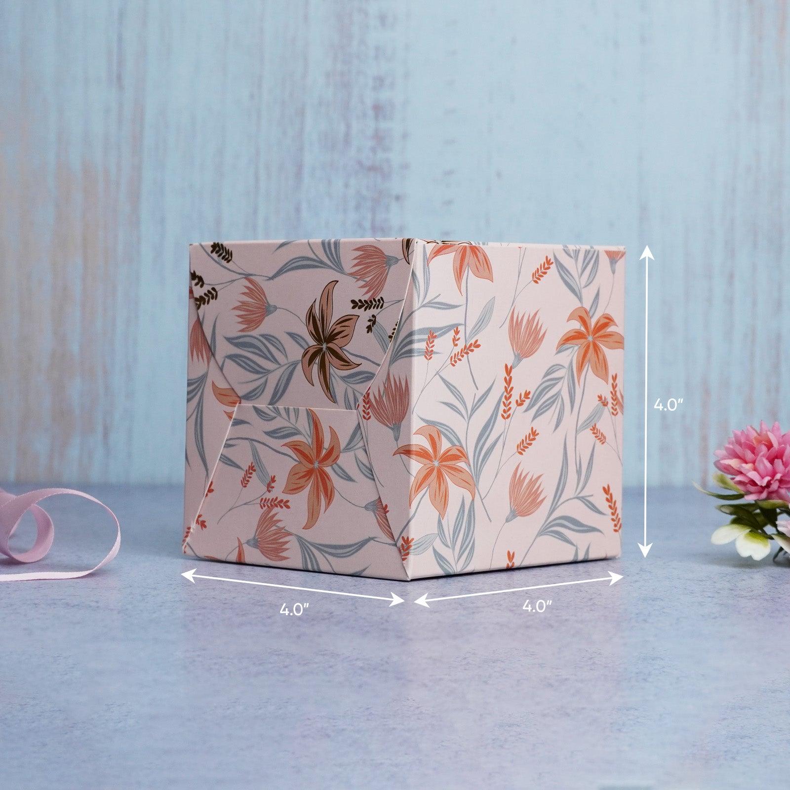 Floral Single Pastry Box