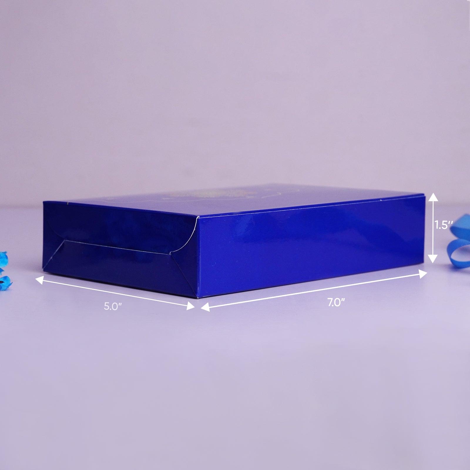 Royal Blue Half Kg Sweet Box