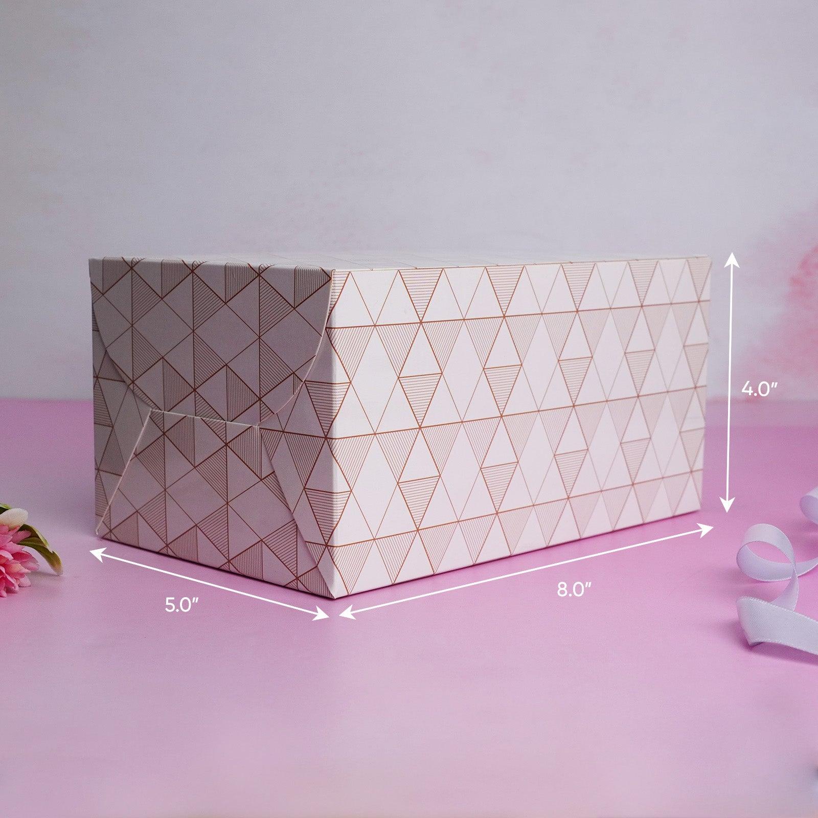 Geometric Pattern Pastry Box