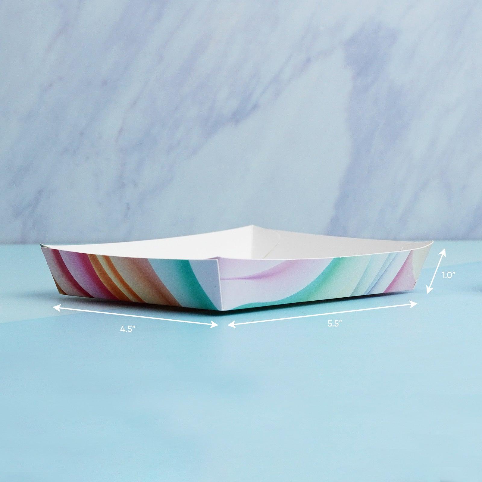 Pastel Wave Boat Tray