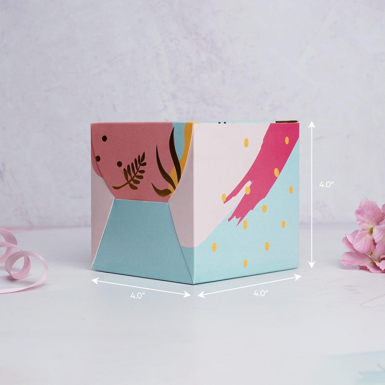 Floral Single Pastry Box