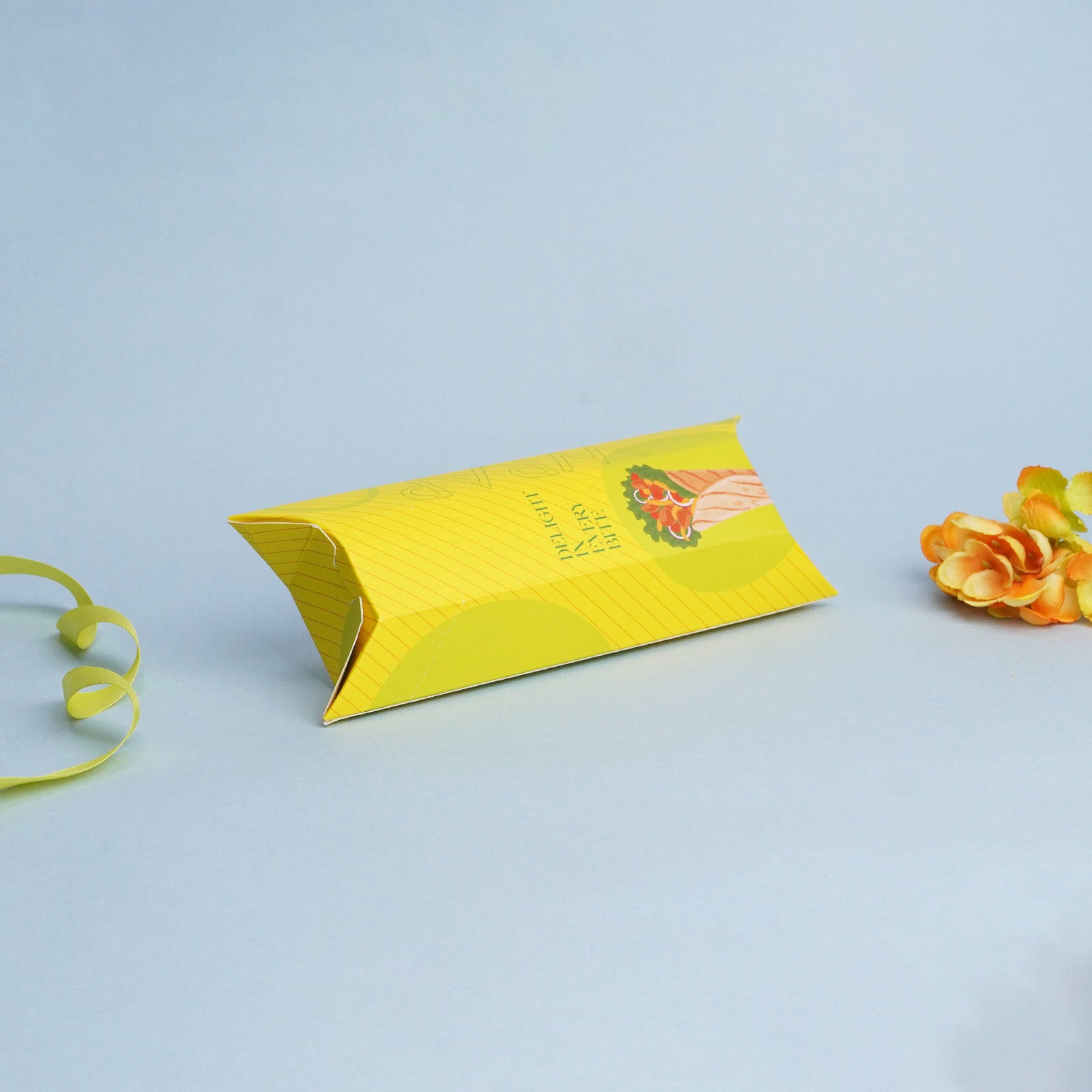 Bright Yellow Wrap Box