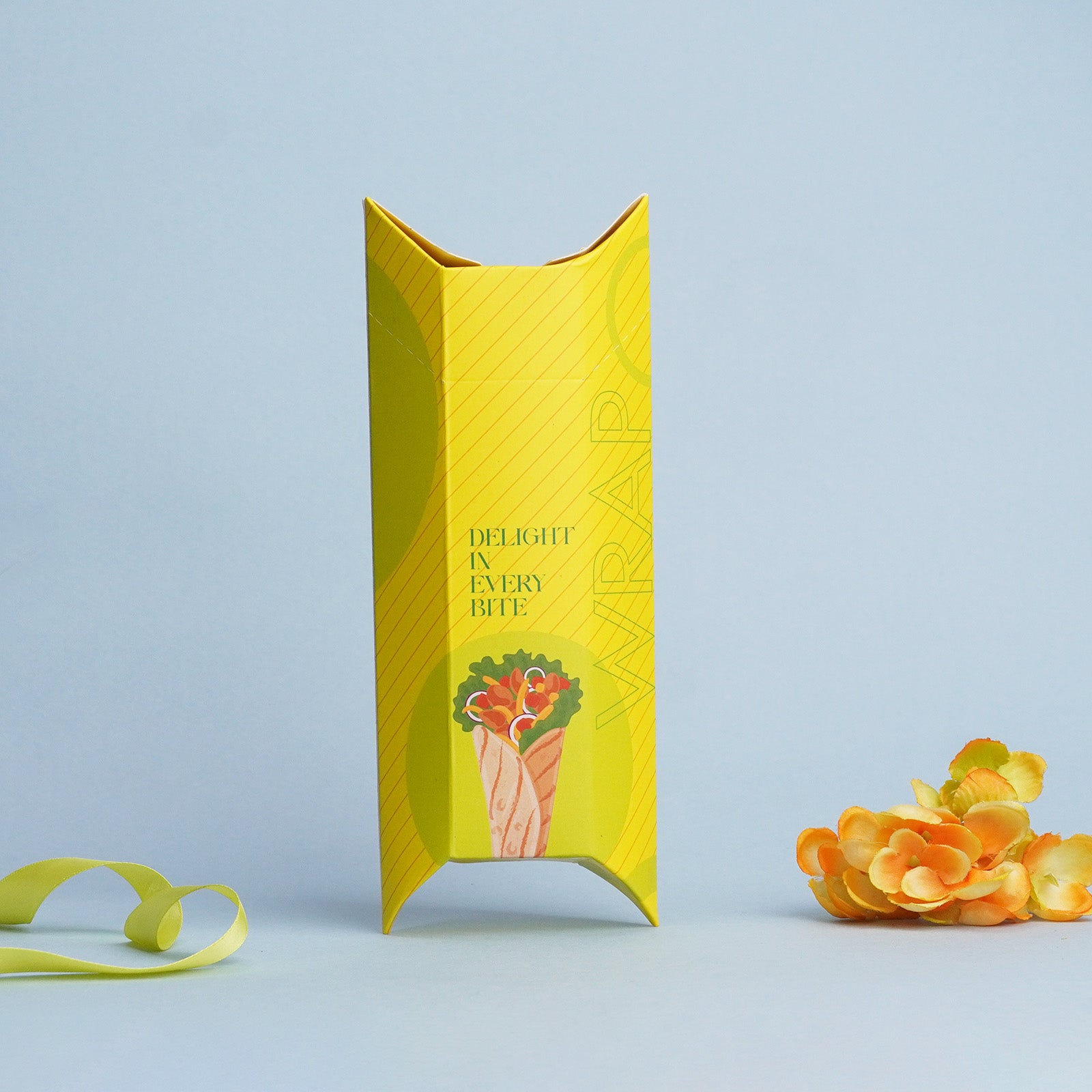 Bright Yellow Wrap Box