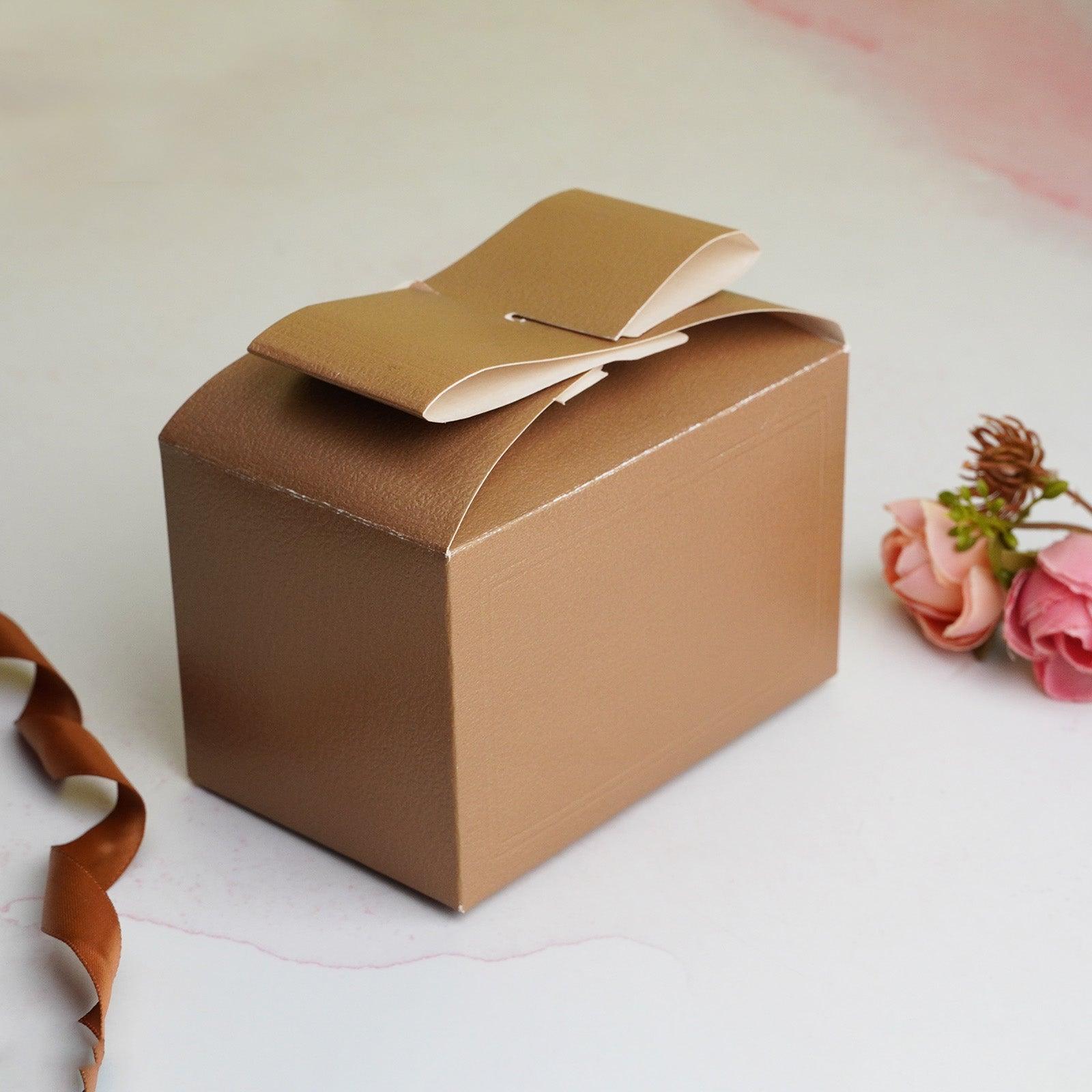 Bronze Ribbon Gift Boxes