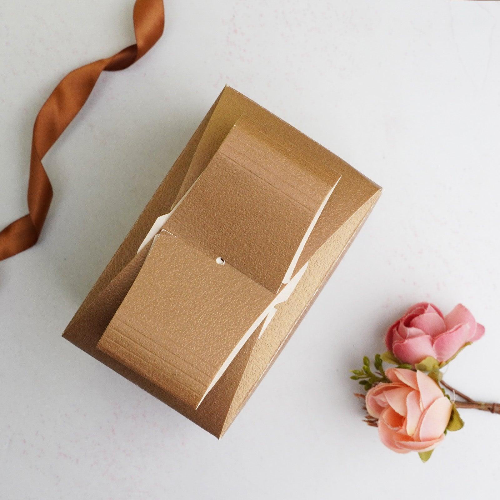 Bronze Ribbon Gift Boxes