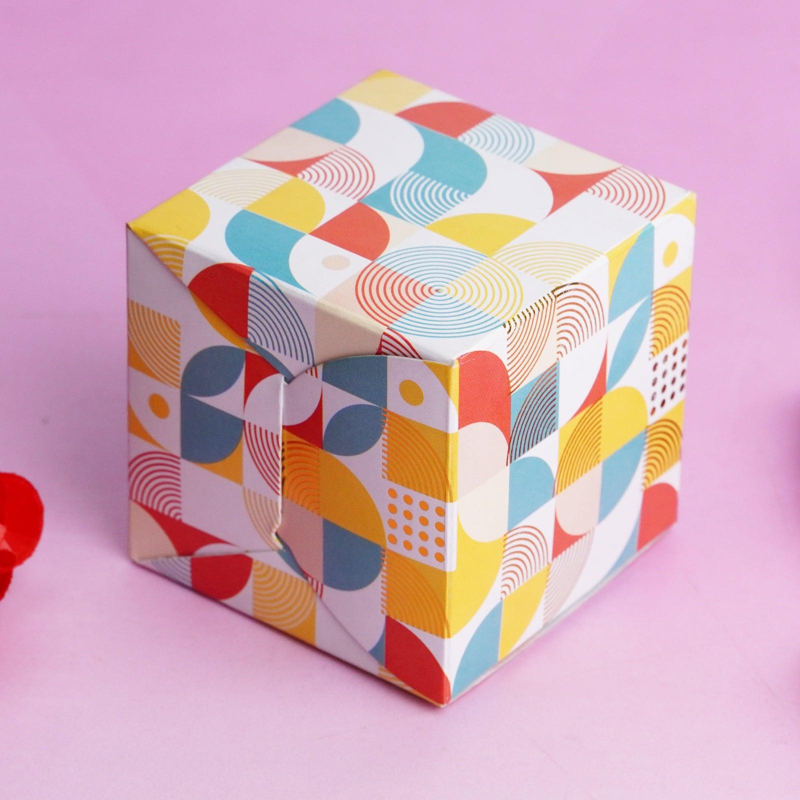 Colorful Geometric Sweet Box