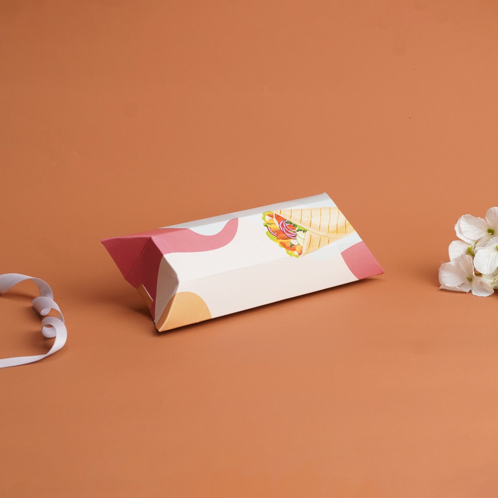 Beige and Pink Wrap Box