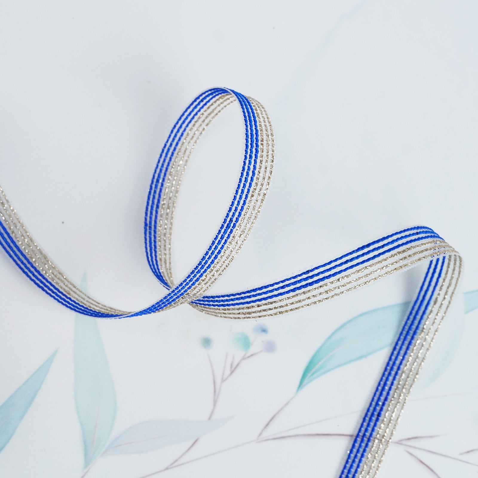 Blue and Silver Ribbon