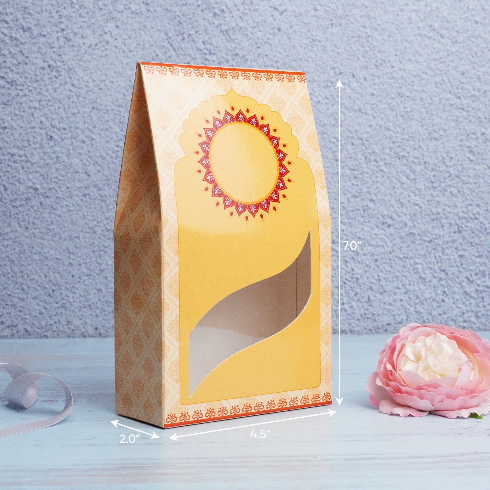 Yellow Standup Pouch Cookies Box