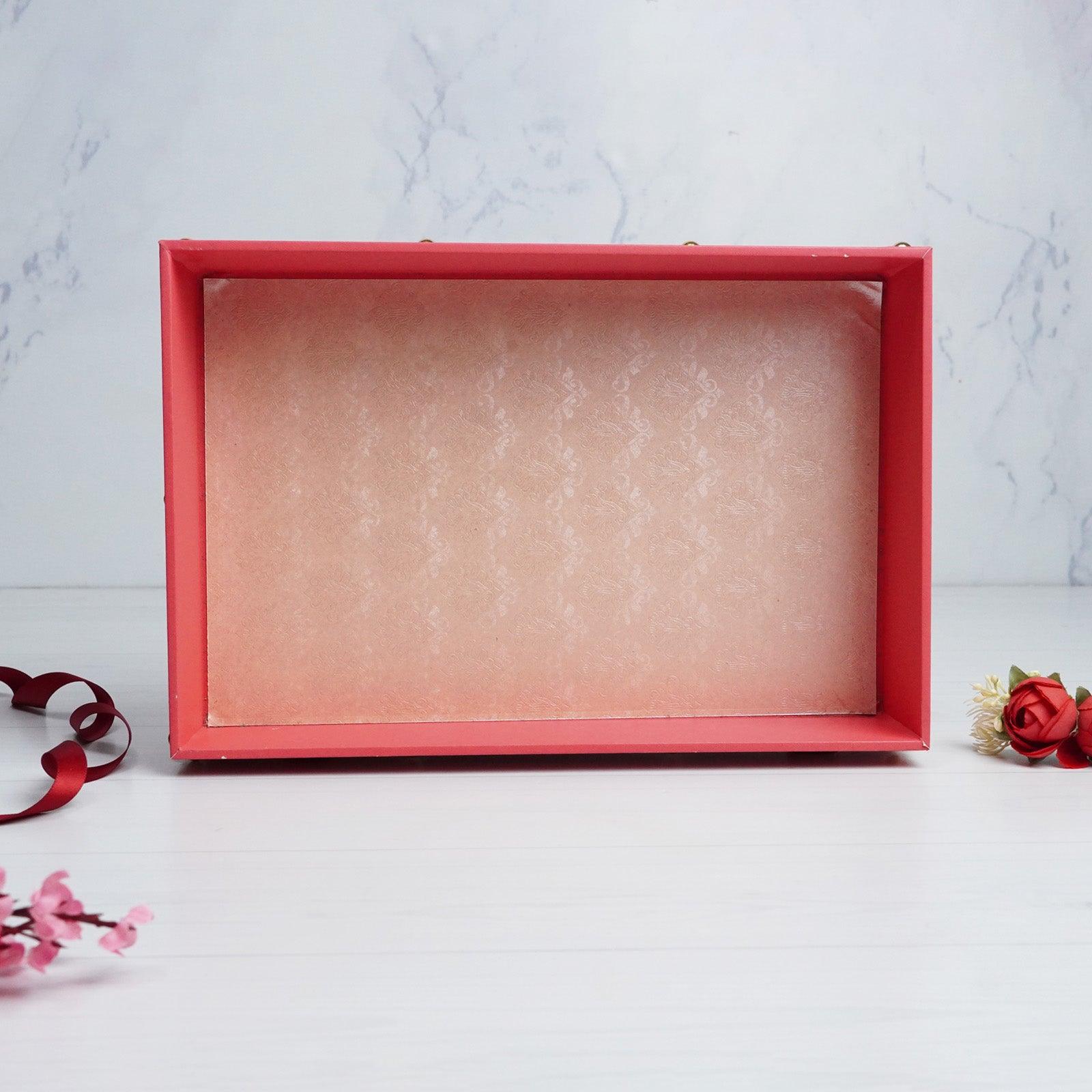 Red MDF Tray