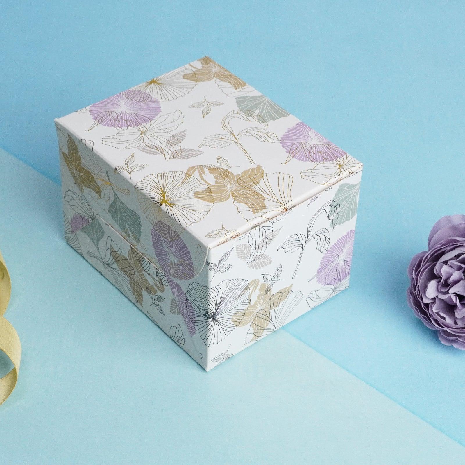 Floral Single Pastry Box