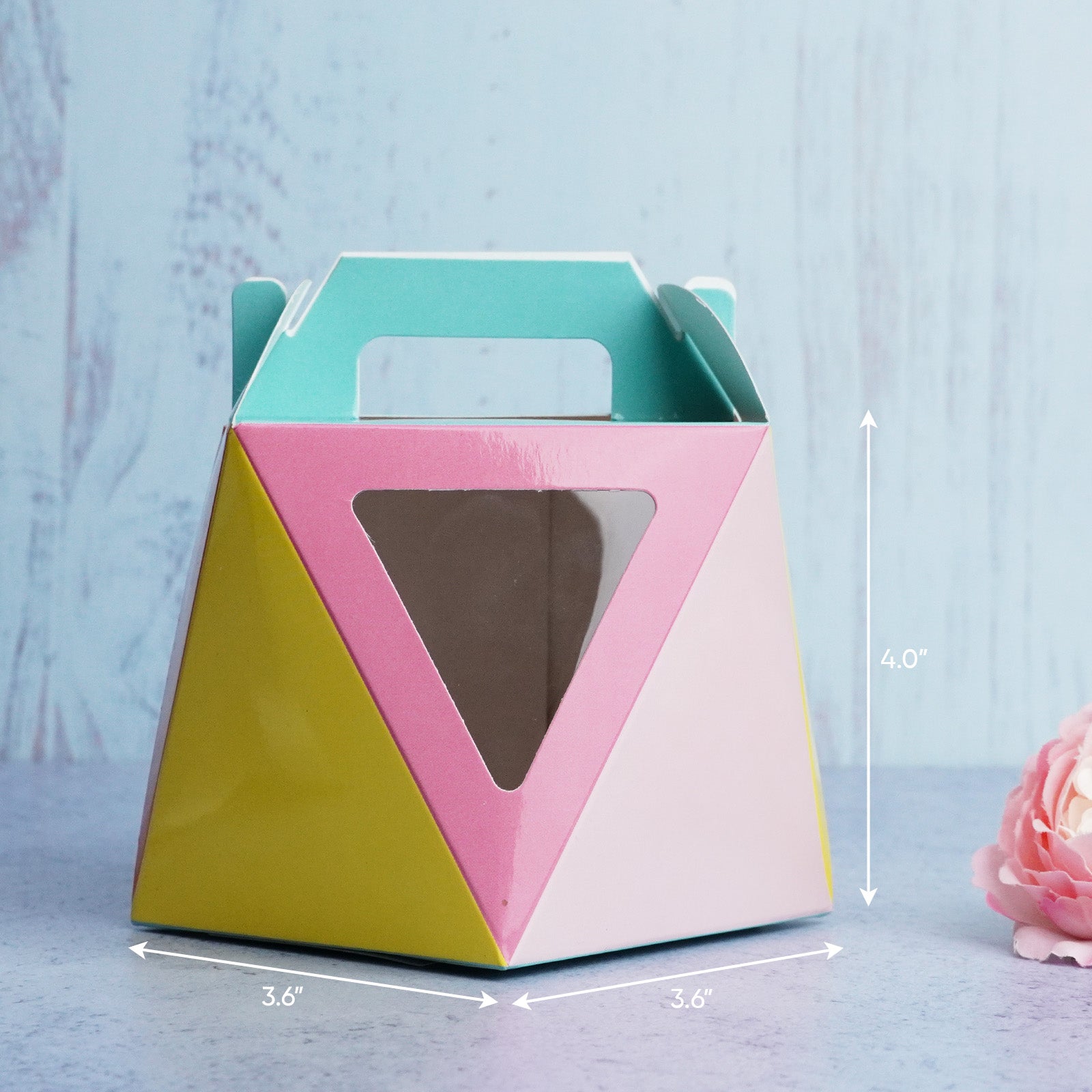 Colourful  Polygonal Cookies Box